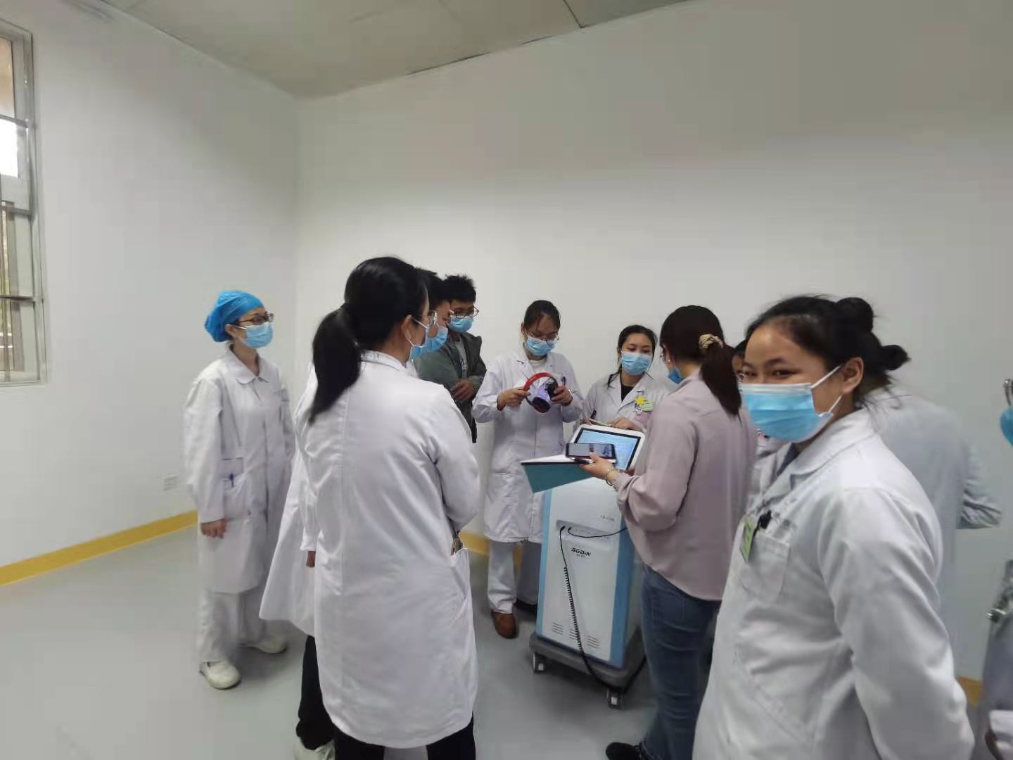 廣西崇左民醫(yī)院采購我司SD-7700聽覺統(tǒng)合訓練儀